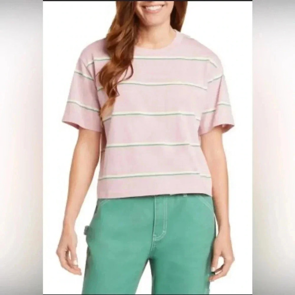 Women’s Dickies Loose Fit Crop T Shirt Size Medium GUC - Picture 1 of 6